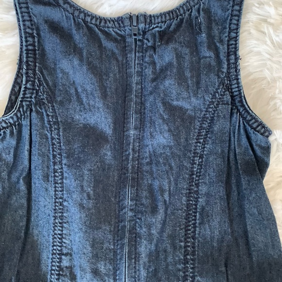 Very cute and stylish Guess denim glittery tier dress! - Picture 2 of 6